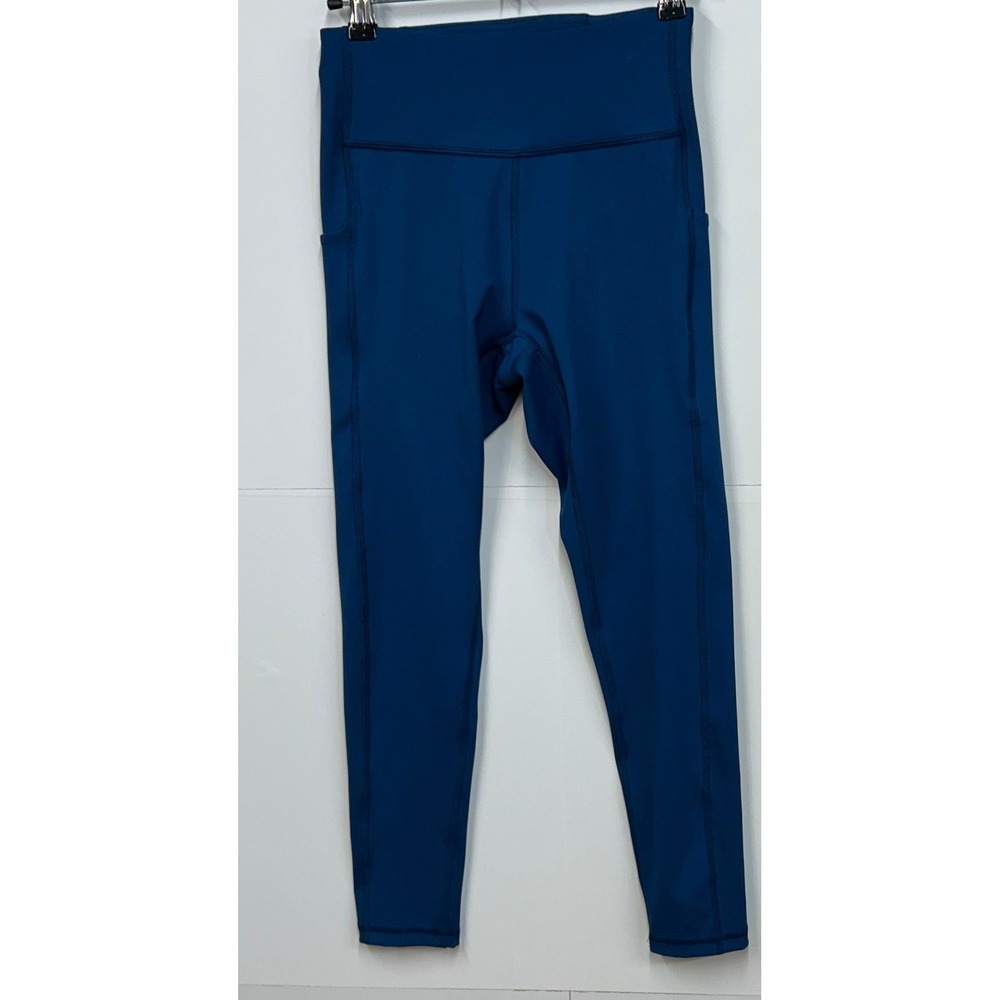 Tek Gear Womens High Rise 7/8 Leggings Blue Crayon‎ Ultrastretch WT23A502RS1 S